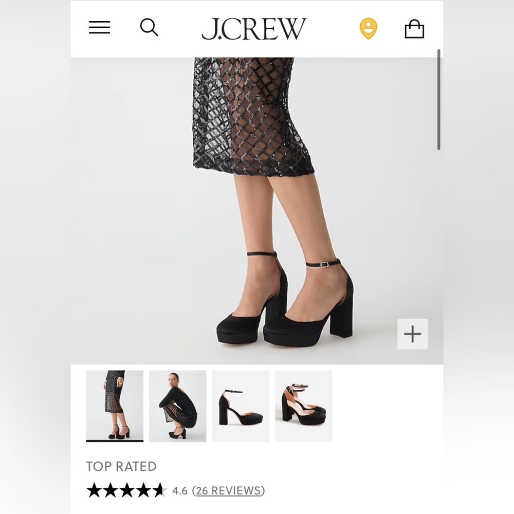 New in box J Crew collection Maisie platform pumps size 11